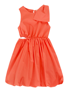 VESTIDO GLOBO CUT OUT NARANJA