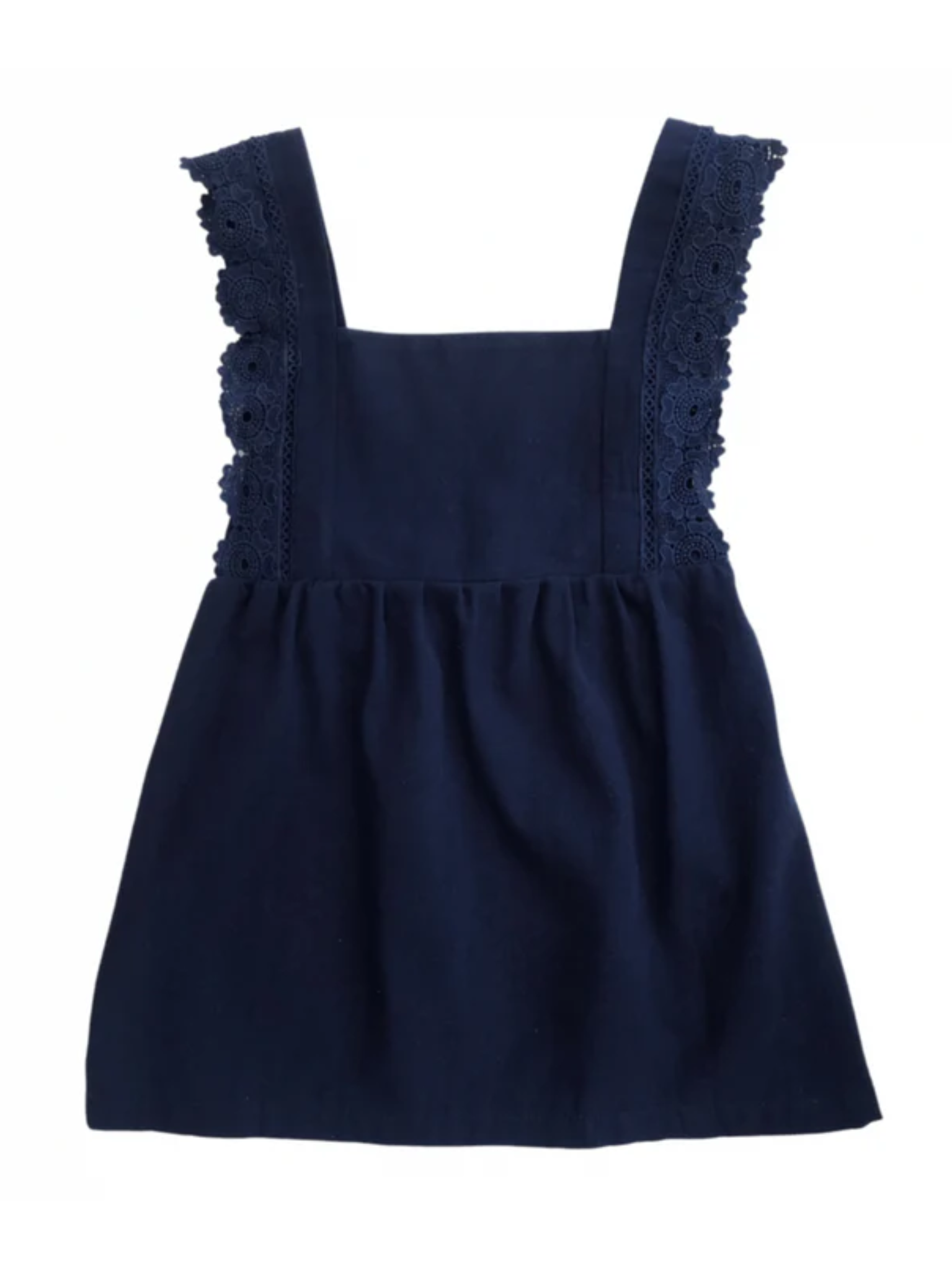 VESTIDO LINO AZUL MARINO