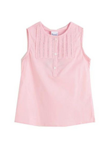 BLUSA SIN MANGA COLOR ROSA PASTEL