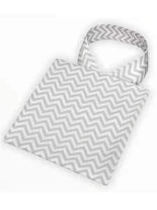 CUBRE LACTANCIA CHEVRON GRIS