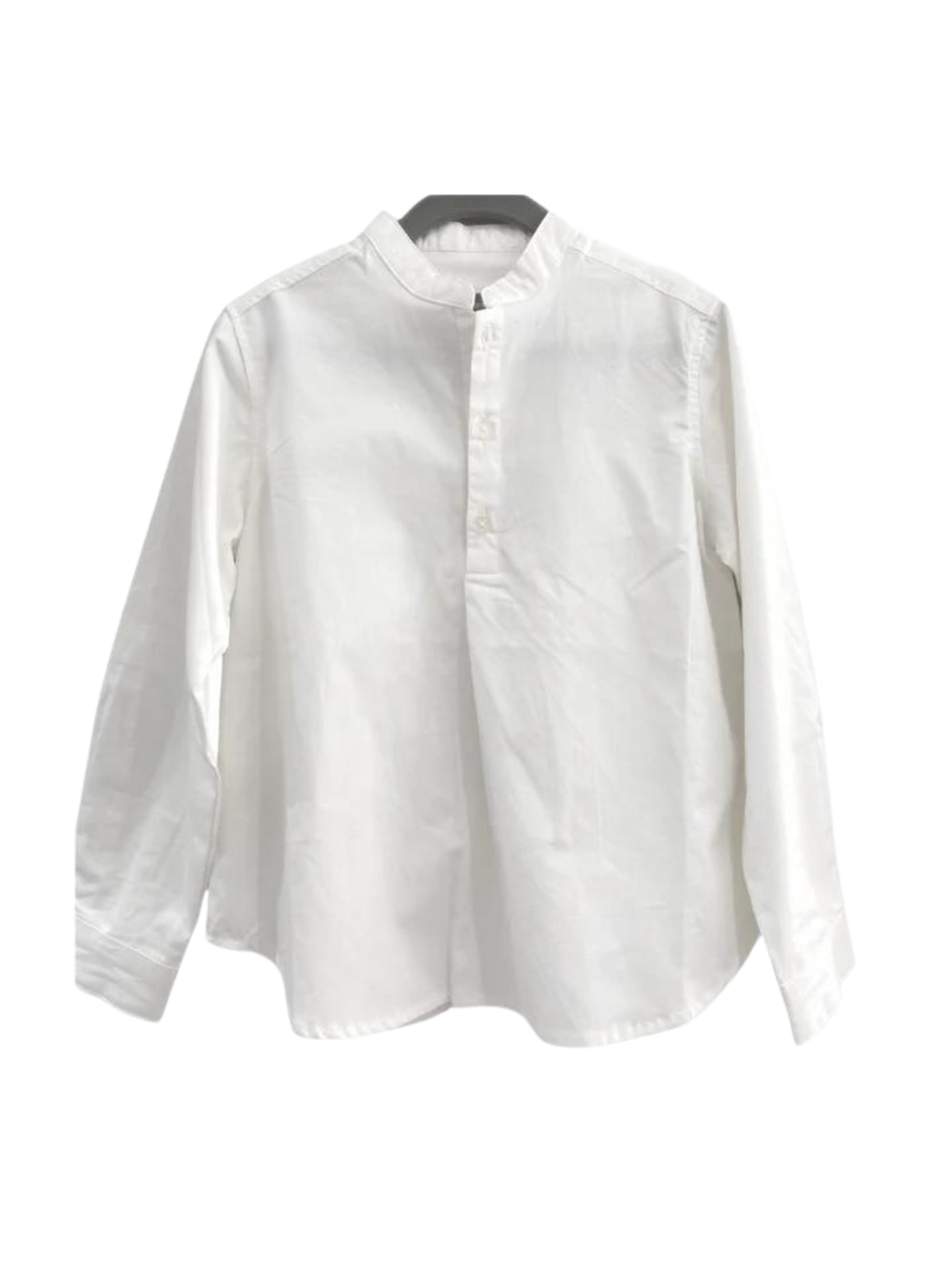 CAMISA BLANCA CON CUELLO MAO