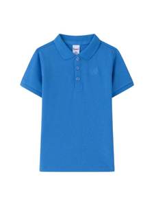 PLAYERA POLO COLOR LISO AZUL