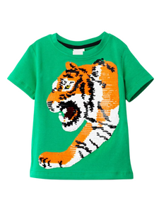 PLAYERA VERDE TIGRE