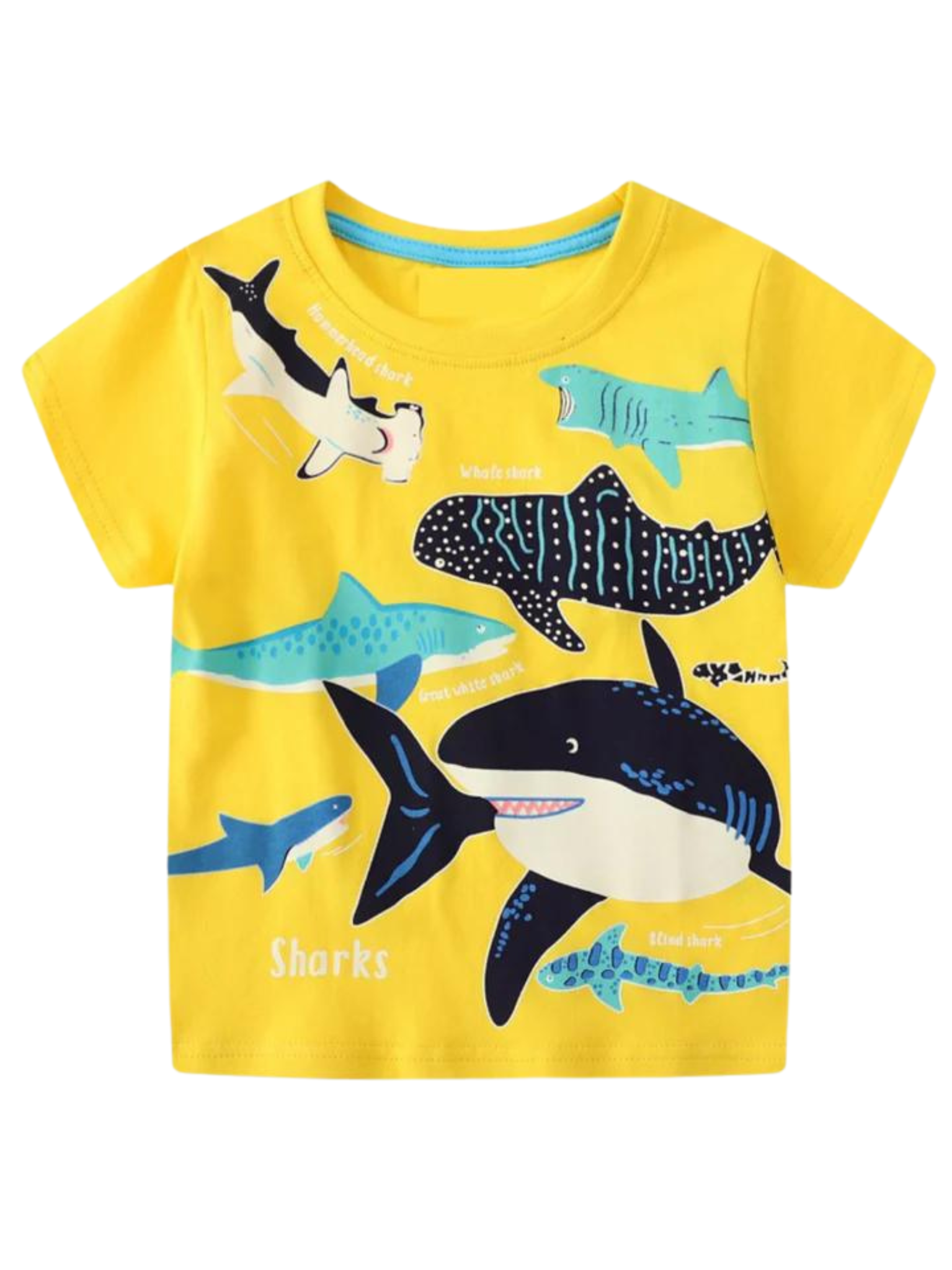 PLAYERA AMARILLA TIBURONES