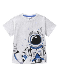 PLAYERA GRIS ASTRONAUTA