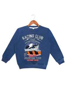 SUDADERA AZUL RACING CLUB