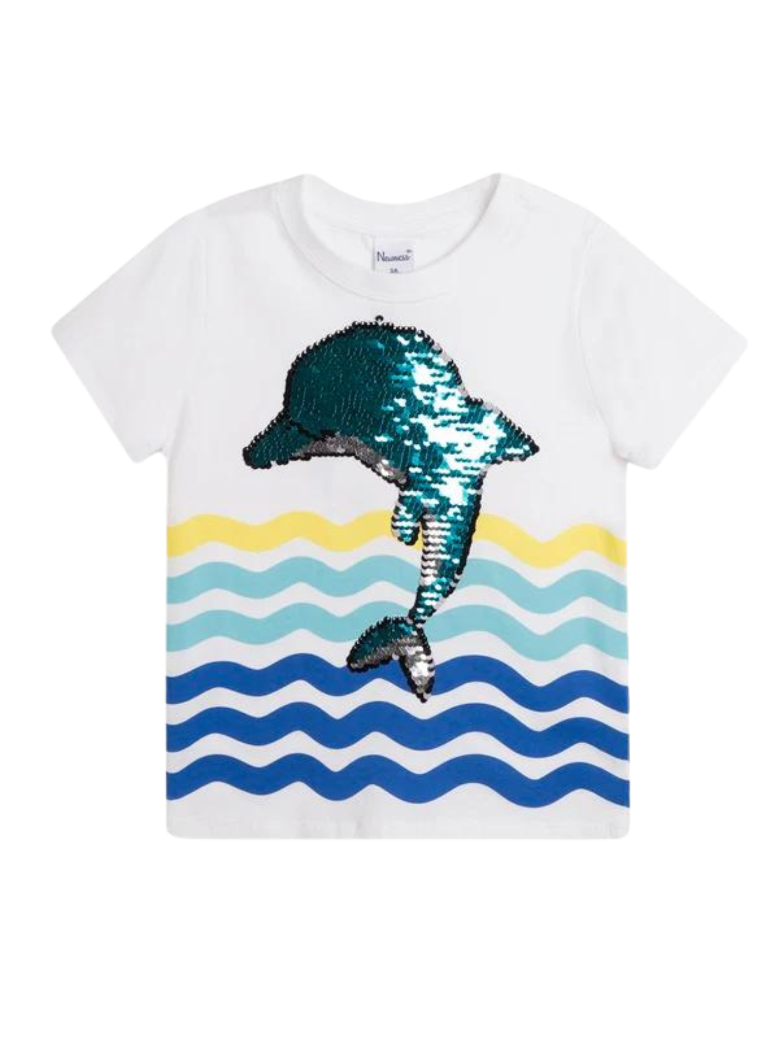 PLAYERA DELFIN DE LENTEJUELA