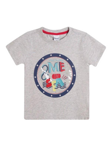 PLAYERA GRIS "ME & THE SEA"