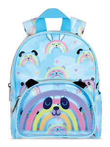 MINI MOCHILA CELESTE ARCOIRIS